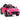 12V Kids Ride-On Car with Remote Control and Lights-Pink
