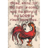 Arise, shine; for thy light is come, and the glory of the LORD is risen upon thee.: Dot Grid Paper