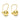 14k Gold Filled High Polish Finsh Leverback Earring, Ball Design, Polished Finish, Golden Tone