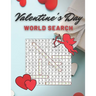 Valentine's Day Word Search Book: : Large Print Word Search puzzle books, Valentine's day gift for kids and adults