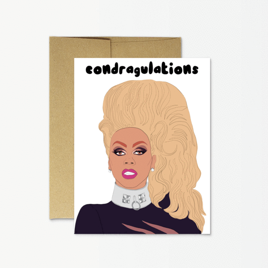 Condragulations Card by Quirky Crate