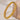 18K Gold-Plated Stainless Steel Heart Bracelet