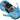Aston Martin DBS Superleggera Blue Metallic with Black Top Diecast Model Car by Siku