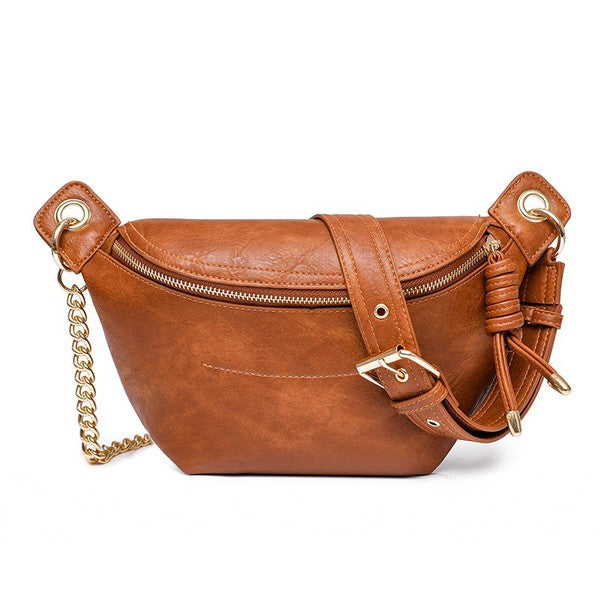 Luxe Convertible Sling Belt Bum Bag by BlakWardrob