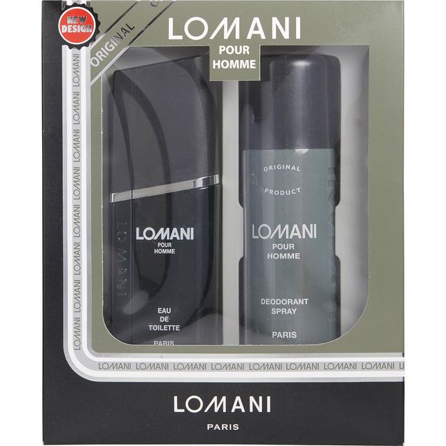 LOMANI by Lomani - EDT SPRAY 3.3 OZ & DEODORANT SPRAY 6.6 OZ - Men