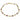 18k Women's Gold Filled High Polish Finish Mariner Marina- Red Evil Eye Lobster Clasp Ankle Bracelet 10'' Inch