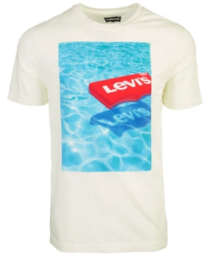 Levi's Men's Floating Logo T-Shirt White Size X-Large by Steals