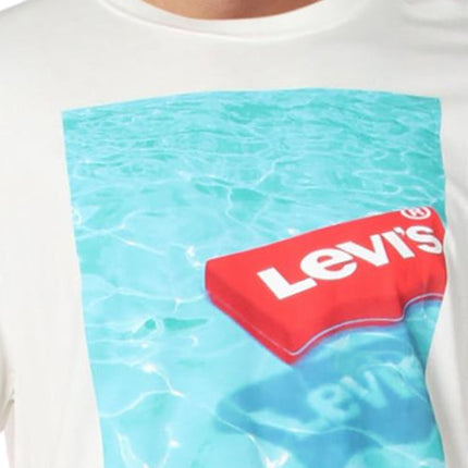 Levi's Men's Floating Logo T-Shirt White Size X-Large by Steals