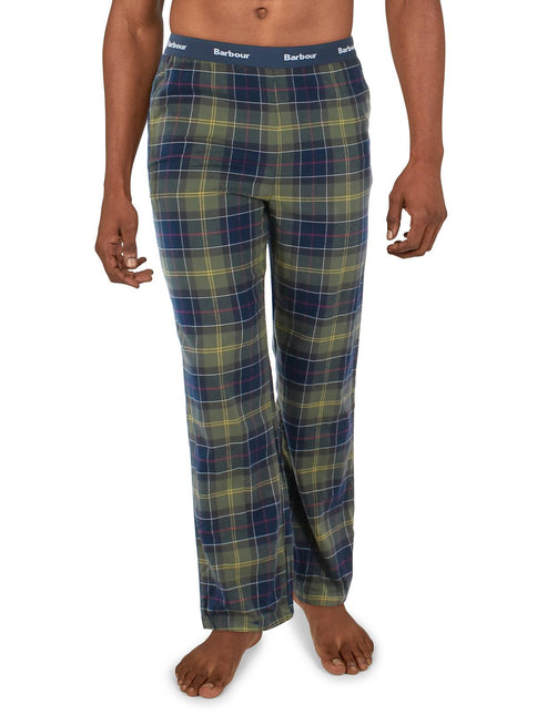 Barbour Men's Glenn Tartan Plaid Pajama Pants Green by Steals