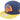 MENS MITCHELL & NESS NBA LOGO BLUR SNAPBACK HWC WARRIORS - BLUE-YELLOW by SNEAKAR