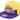 Mens Mitchell & Ness NBA HALF N HALF SNAPBACK LAKERS by SNEAKAR