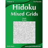 Hidoku Mixed Grids - Hard - Volume 4 - 156 Logic Puzzles