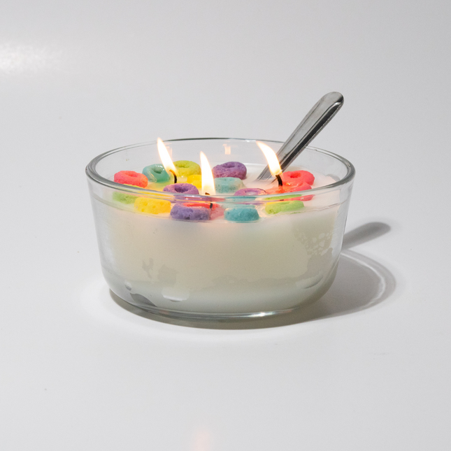 Fruit Loops Cereal Bowl Candle by Ardent Candle