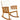 Outdoor Acacia Wood Rocking Chair with Detachable Washable Cushions
