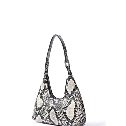 Alexia Bag in Smooth Leather, Snake by Bob Oré