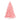 6 Feet Pink Artificial Hinged Spruce Full Christmas Tree with Foldable Metal Stand