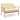 Modern Fabric Loveseat Sofa Couch Upholstered 2-Seat Armchair-Yellow