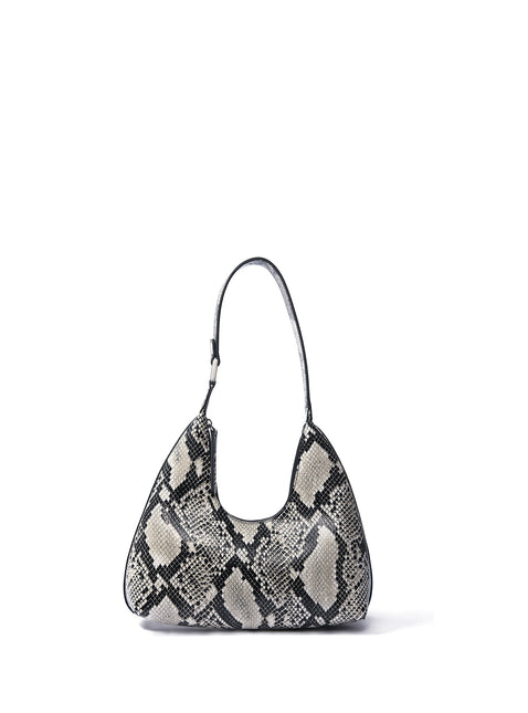 Alexia Bag in Smooth Leather, Snake by Bob Oré