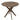 36 Inch Round Wood Dining Table with Intersecting Pedestal Base