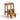3-in-1 Rubber Wood Step Stool with Convenient Handle-Dark Brown