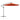 10 ft 360° Rotation Solar Powered LED Patio Offset Umbrella without Weight Base-Orange