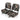 2-Piece Folding Boat Seat Set with Sponge Padding-Camouflage