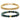 2-Piece: Green Agate Beaded and 18k Gold Plated Box Link Bracelet Set