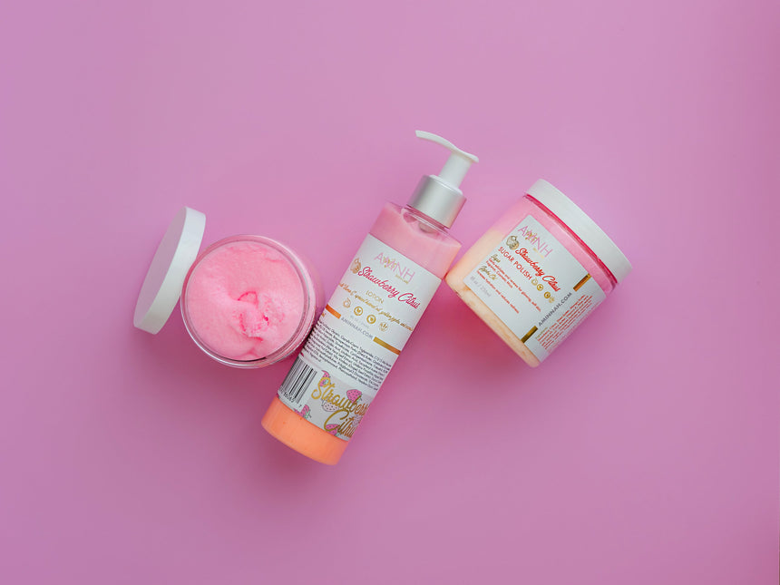 "Strawberry Citrus" Body Lotion by AMINNAH