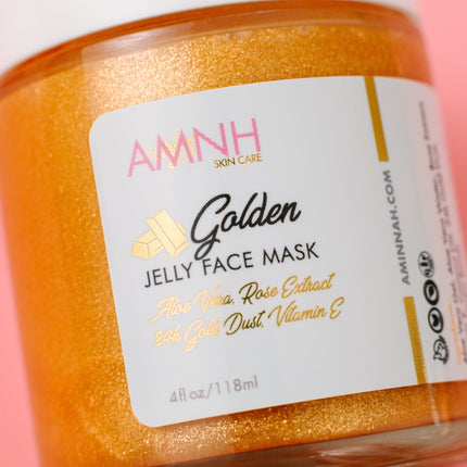"24k Golden" Jelly Face Mask by AMINNAH