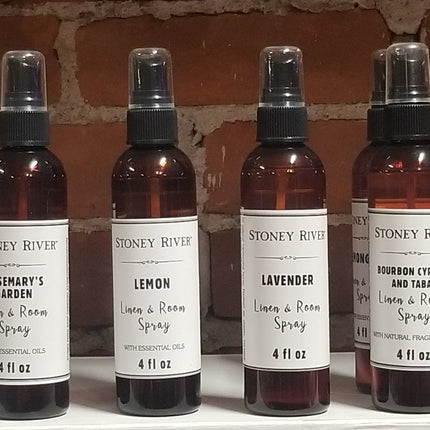 Spray Bottle 4 oz with essential oils and natural fragrances by Stoney River Soap