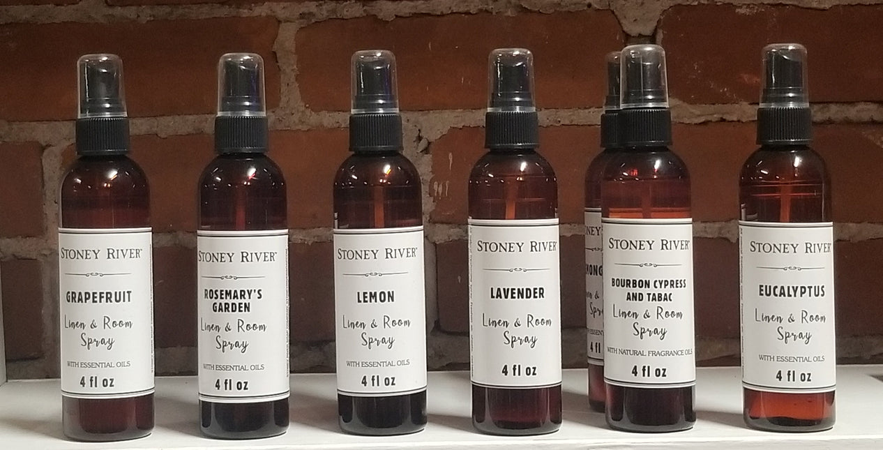 Spray Bottle 4 oz with essential oils and natural fragrances by Stoney River Soap