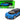 Bugatti Chiron Blue and Dark Blue Two-Tone "NEX Models" Series 1/24 Diecast Model Car by Welly