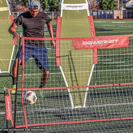 PowerNet Fast-Pass Soccer Rebounder Dual-Side Trainer (1126) by Jupiter Gear