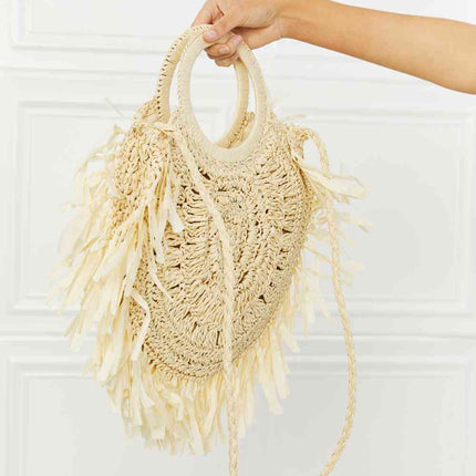 Straw Paradise Straw Handbag by Coco Charli