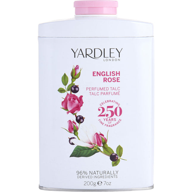 YARDLEY ENGLISH ROSE by Yardley - PERFUMED TALC 7 OZ (NEW PACKAGING) - Women