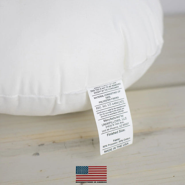 29" | Round Pillows Insert | Indoor Outdoor Hypoallergenic Polyester Pillow Insert | Quality Insert | Round Pillow Form | Round Pillow by UniikPillows