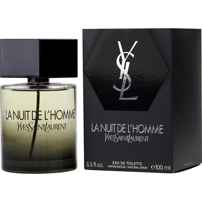 LA NUIT DE L'HOMME YVES SAINT LAURENT by Yves Saint Laurent - EDT SPRAY 3.3 OZ (NEW PACKAGING) - Men