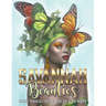 Savannah Beauties: A Fantasy Grayscale Coloring Book for Black Women