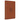ESV Large Print Thinline Bible (Trutone, English Saddle, Emblem Design)