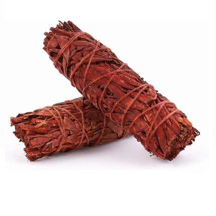 Dragon's Blood Red  Sage Smudge Stick 4" - 1 bundle by OMSutra