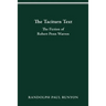 The Taciturn Text: The Fiction of Robert Penn Warren