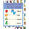 Match the picture: Using a line links the image to the word that corresponds to it. visual book that will help your child to know the spe