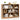3-Tier Open Bookcase 8-Cube Floor Standing Storage Shelves-Natural