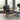 COOLMORE modern style chair, solid wood cushion lounge armchair with a pillow (black PU)
