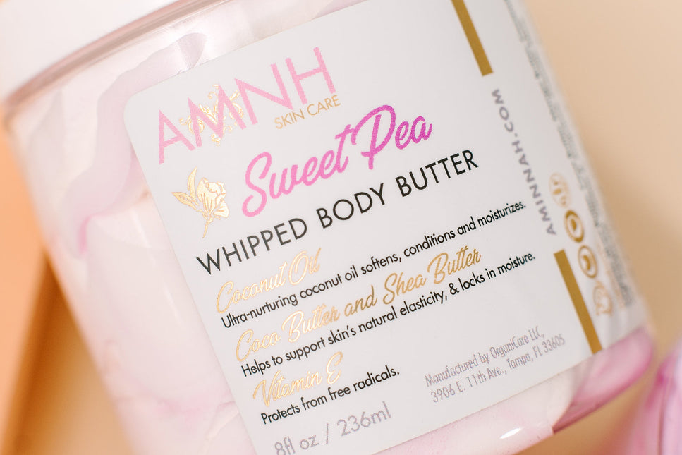 "Sweet Pea" Whipped Body Butter by AMINNAH