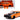 1970 Plymouth Road Runner Orange with Black Hood "Bigtime Muscle" 1/24 Diecast Model Car by Jada