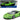 Lamborghini Centenario Lime Green with Matt Black Top 1/18 Diecast Model Car by Maisto