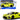 2020 Chevrolet Corvette Stingray Z51 Coupe Yellow with Black Stripes 1/24 Diecast Model Car by Maisto