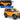 2021 Ford Bronco Badlands Orange Metallic with Black Top "Special Edition" 1/24 Diecast Model Car by Maisto