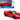 2020 Chevrolet Corvette Stingray Coupe Red with Black Stripes "Special Edition" Series 1/24 Diecast Model Car by Maisto